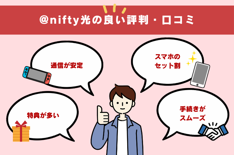 @nifty光の良い評判・口コミ